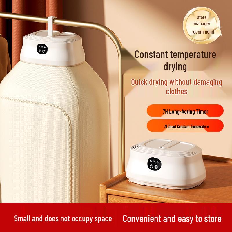 Portable Tumble Dryer and Ironing Wardrobe for Home and Travel Use