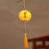 Sturdy Frame Mid Autumn Lantern Fabric Cover Glowing Holiday Lamp  School Class