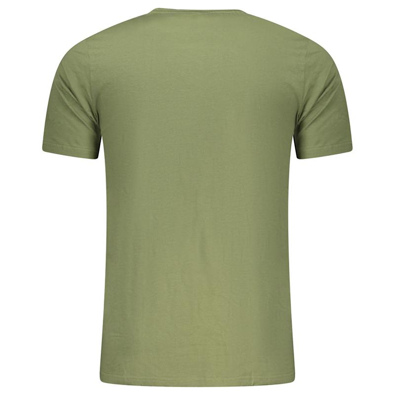 Aeronautica Militare Khaki T-Shirt Men' V-Neck T-Shirt Scoti006J508-07001