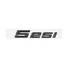 New Glossy Black Chrome Silver 3D Letters Numbers 520i 525i 530i Emblem for BMW Car Trunk Sticker Accessories PS9