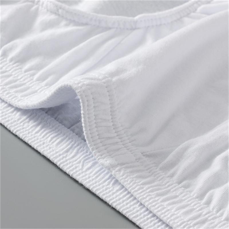 Slip da uomo taglia forte 6XL 7XL 8XL in cotone bianco, confezione da 3 morbide e traspiranti, intimo taglia grande, comodi e larghi, slip a triangolo