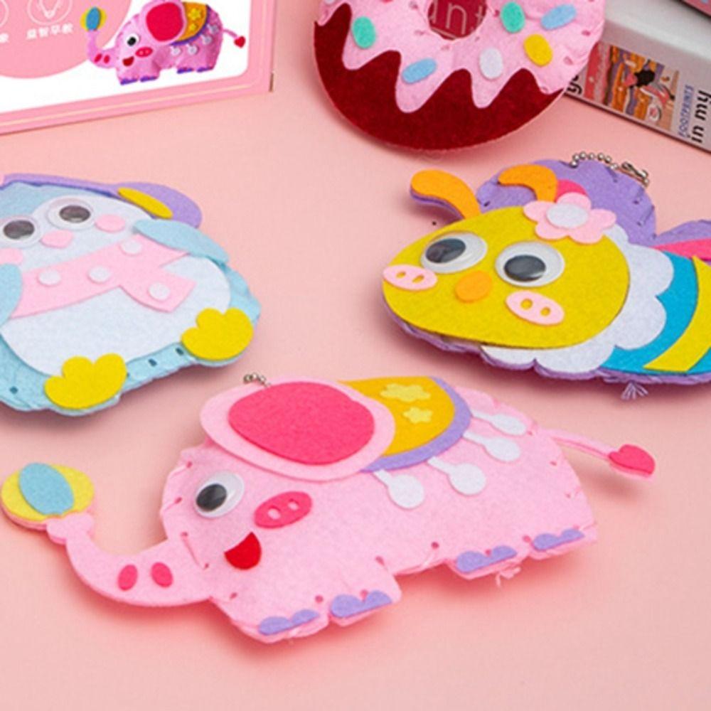 

Handmade DIY Non Woven Fabric Kit Educational DIY Toy Kit Creative Toy Pendant Material Kit Gifts