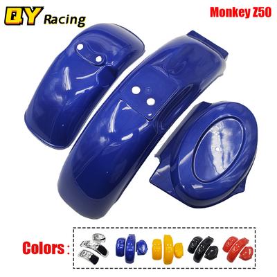 Parafango Anteriore Posteriore Paraspruzzi Cromato Plastico per Moto Mini Trail Honda MONKEY DAX Z50A Z50R Z50J Z110 Z125 Parti Accessori