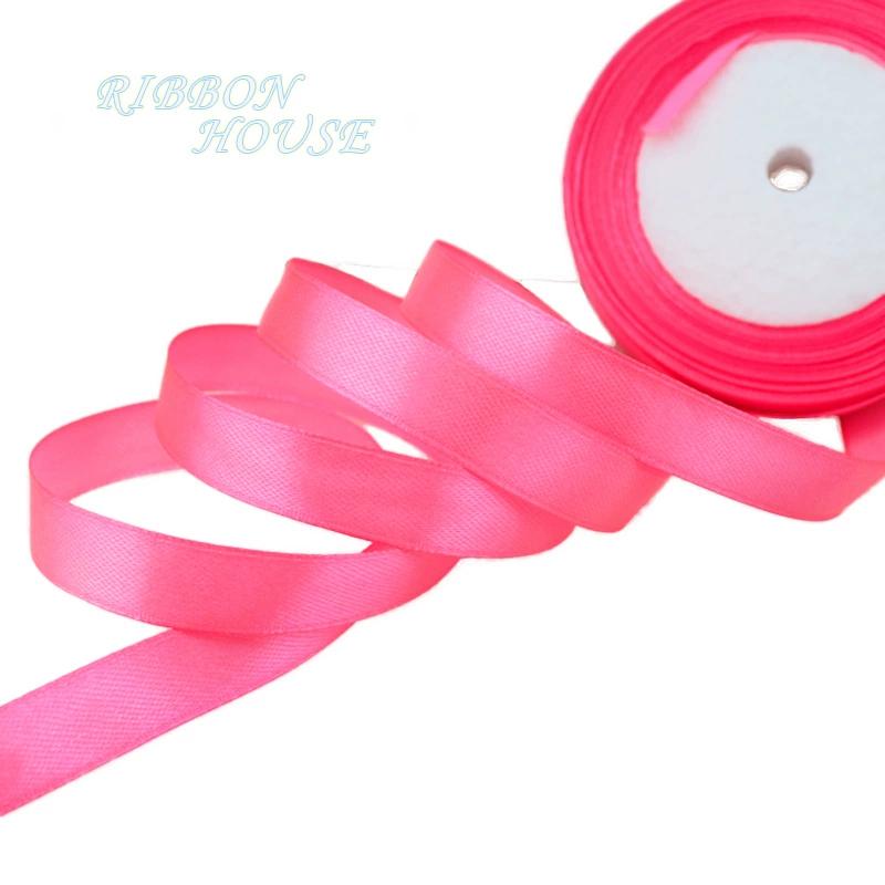 22meters/Roll 15mm Satin Ribbons Crafts Bow Handmade Gift Wrapping Christmas Wedding Decorative Ribbon DIY Hair Accessory Bow