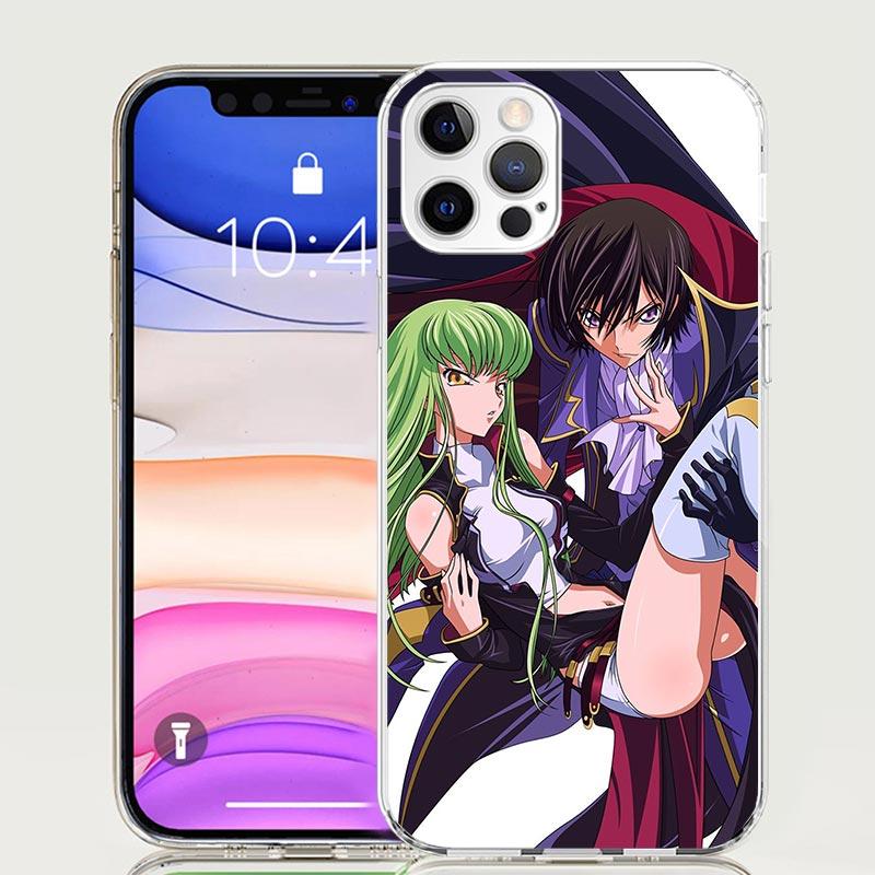 Code Geass Anime Phone Case For iPhone 17 Air 16 15 Plus 11 14 Pro Max 13 Mini 12 7 8 + SE Pattern Art Customized Cover 17 Air 1