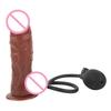 Riesiger aufblasbarer Dildo mit Saugnapf, Analplug, realistische Penispumpe, großer Analplug, vaginale Stimulation, Sexspielzeug für Frauen