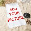 Diy Custom Cartoon Polyester Beach Towel Quick Drying Microfiber Bathroom Bathrobe Bath Accessories Gym Hotel Shower Towels