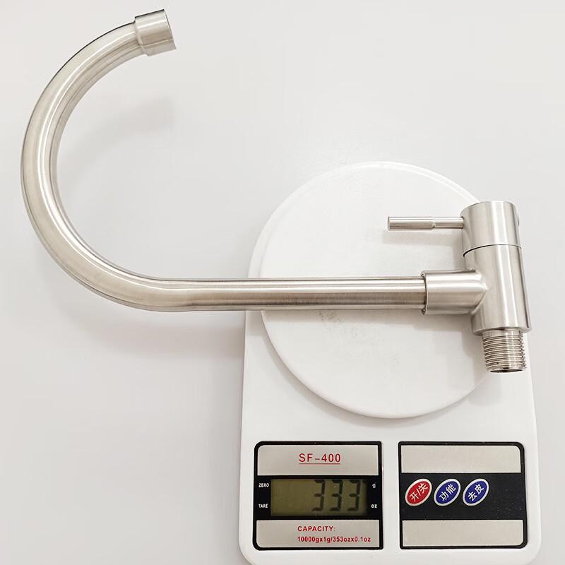 VEMUSE Однорычажный кухонный смеситель из нержавеющей стали 304, настенный, для холодной воды