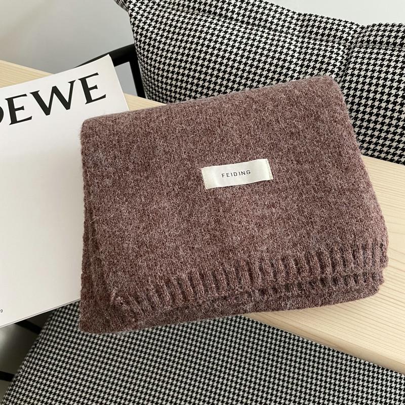 

Feiding Fei корейский стиль однотонный вязаный шерстяной шарф для студентов