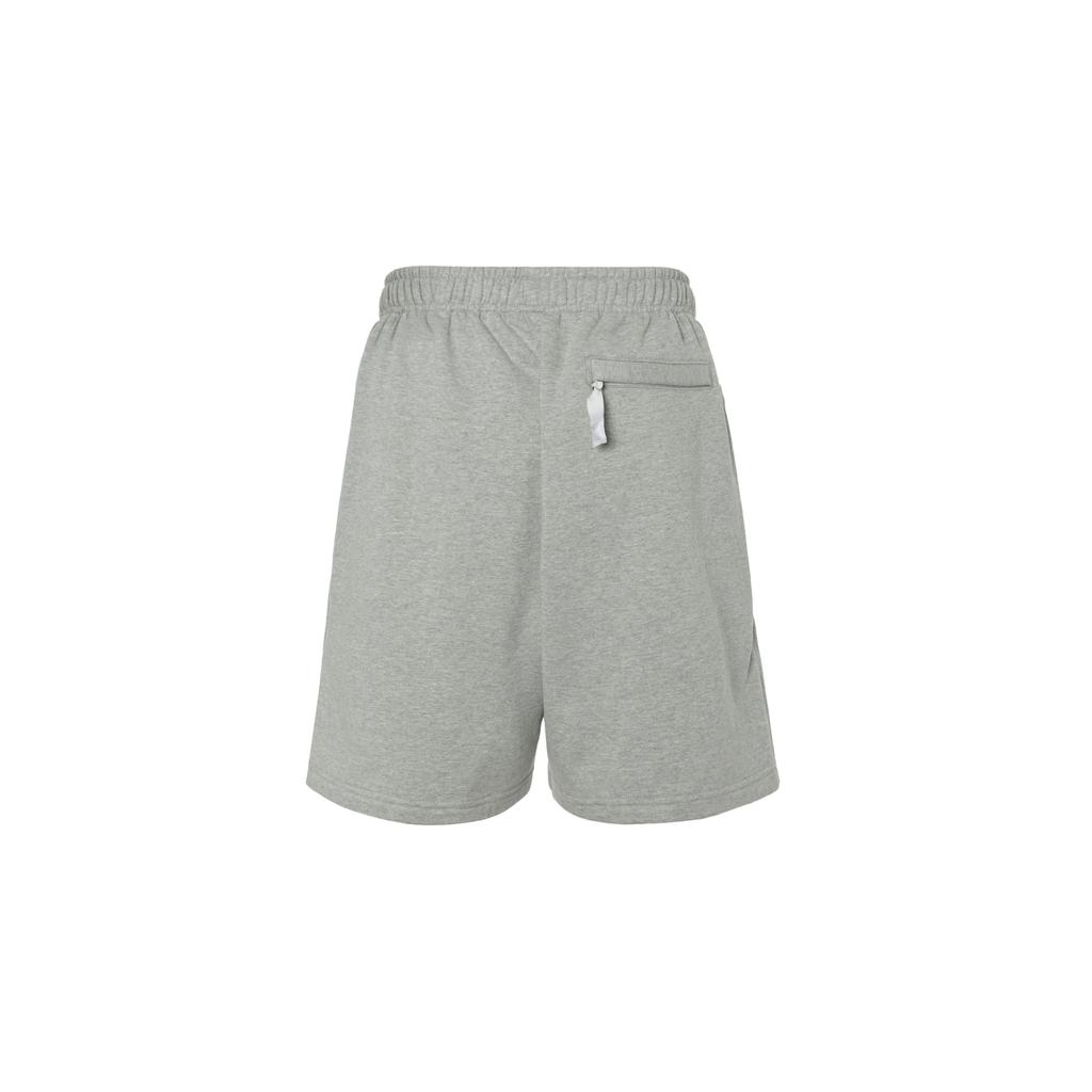 Nike Solo Swoosh Logo Print Elastic Straight Casual Shorts Men shorts Light-Gray DX0818-063