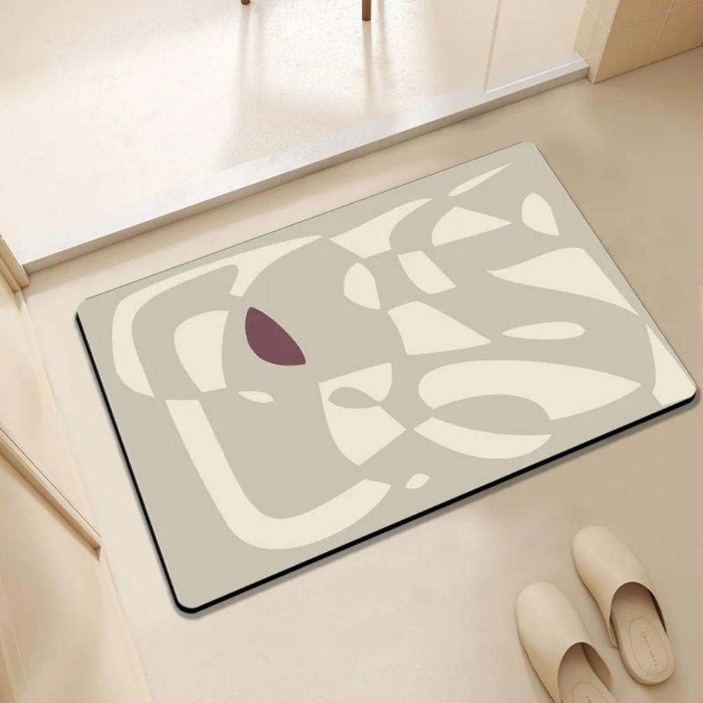 Modern Minimalist Geometric Entryway Living Room Floor Mat Waterproof Slip Resistant Stain Resistant  Home Decor 50X80CM(1.6X2.6FT