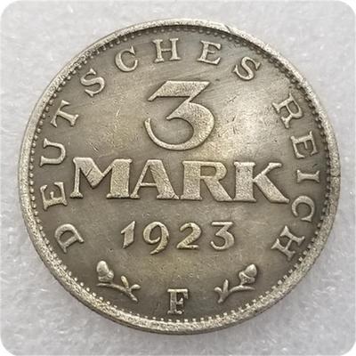 1923 3 Mark Deutsche Gedenk-Sammelmünzen