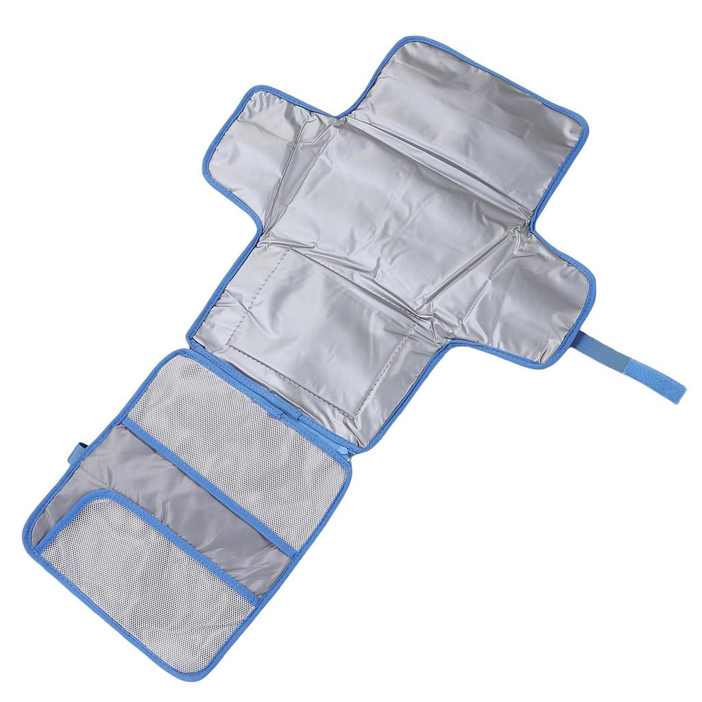 Newborn Changing Mat with Wet Wipe Holder Water Proof Portable Baby Diaper Changer Pad for Travel