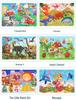 Dinosaur Wooden Puzzle for Children Ages 3-6: Educational and DIY Hand-Grasp Puzzle