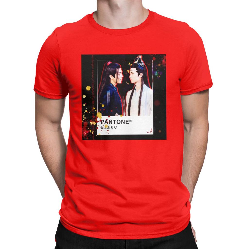 The Untamed T Shirt Men S Vintage T Shirts O Neck Lan Wangji Wei Wuxian Wangxian