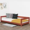 STUDY Children's Bed 120 X 180 Brick Red