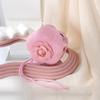 Süße florale Sommer-Strohhut-gewebte Crossbody-Mini-Tasche 2025
