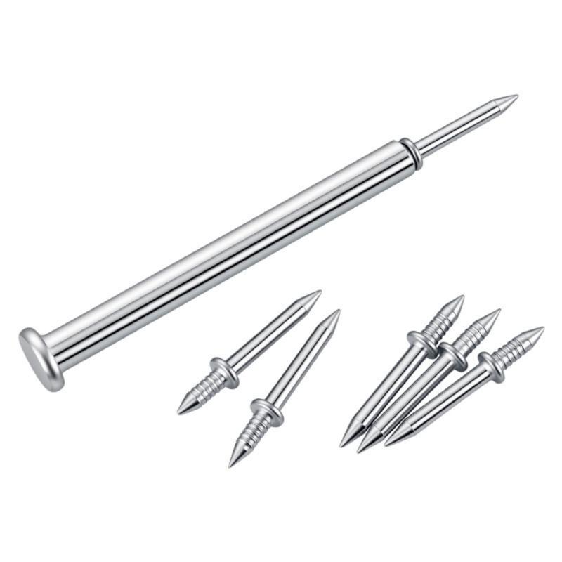 

Reversible Headless Nails with Not Loosening Design Headless Nails set for Solid Wood Skirting Board Installation
