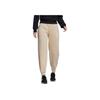 Adidas Solid Mid-Waist Tapered Knit Joggers Women Bottoms Khaki IB2752