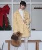 OPENING SUNSHINE Boucle Wool Pocket Mini Skirt_Butter