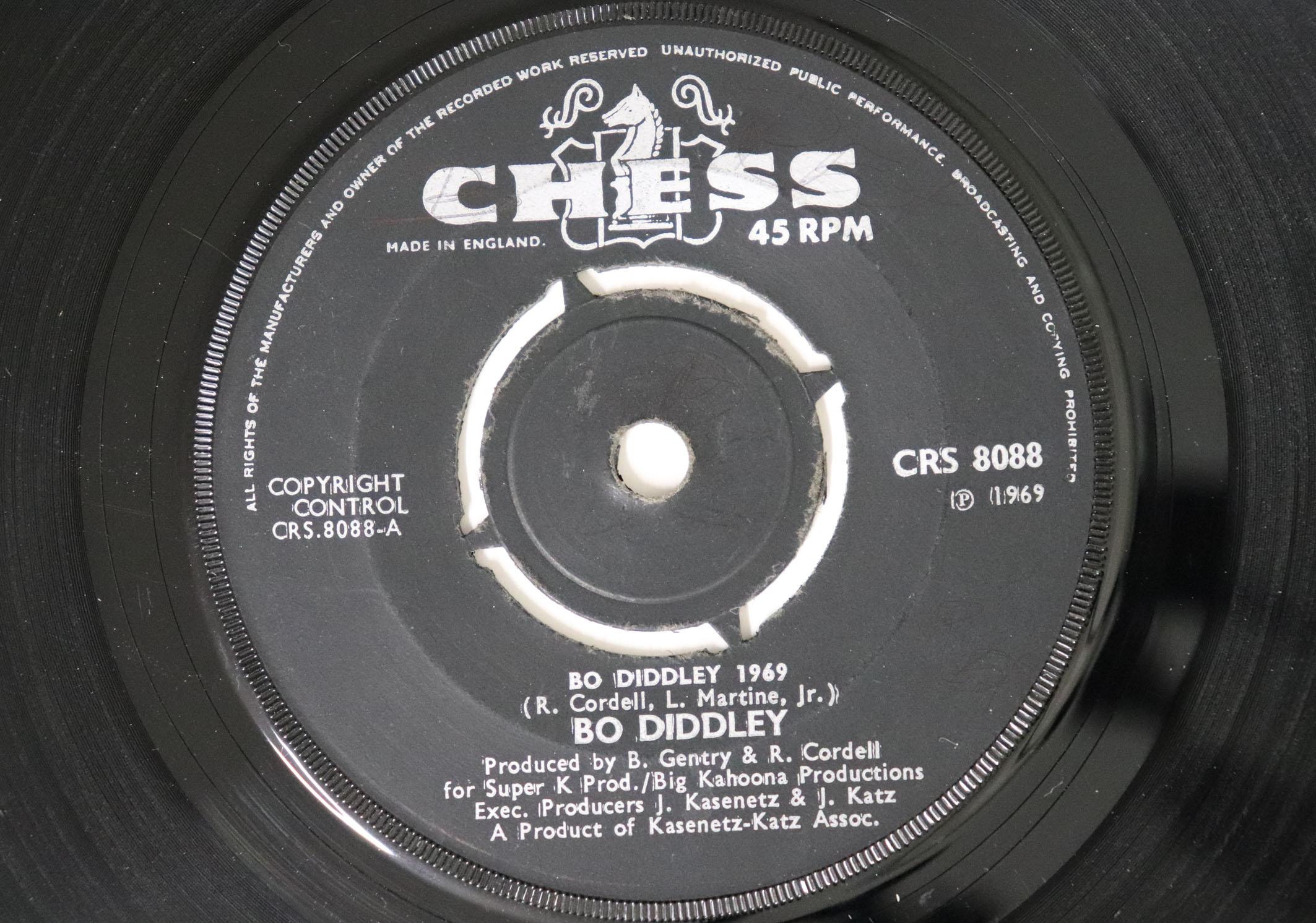 

7inch Record BO DIDDLEY Bo Diddley 1969 Soul Train CRS8088 CHESS 1969 UK Rock Used