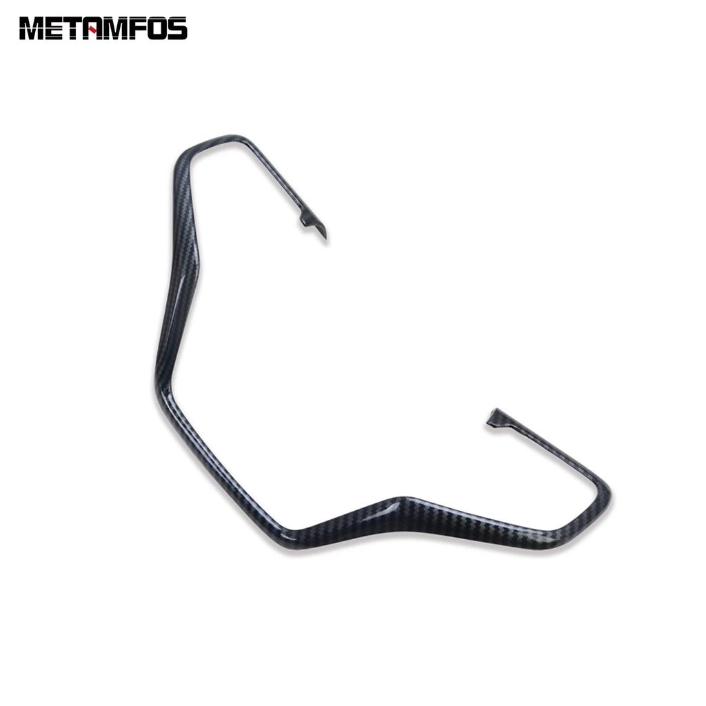 For Honda Civic 2016- CR-V CRV 2017- Carbon Fiber Steering Wheel Cover Molding Trim Frame Sticker Interior Accessories