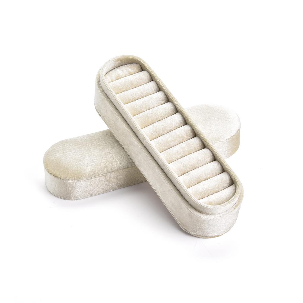 Jewelry packaging Velvet extended storage High-end display plate Ring stud earrings Jewelry tray Jewelry box