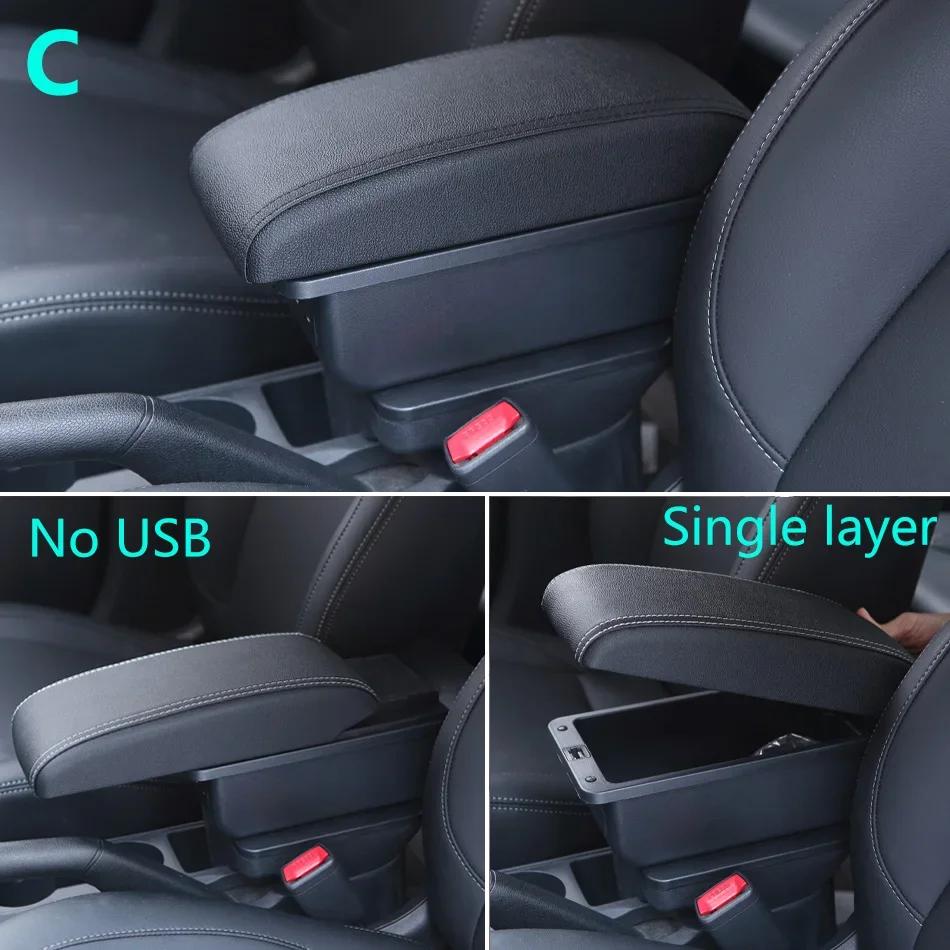 For Seat Ibiza Armrest Box For Seat Ibiza 6j MK4 IV 6L Car Armrest 2018-2025 Storage Box Retrofit Parts Interior Car Accessories