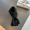 2025 Korean Version of Children's Scarf Autumn and Winter Boys and Girls Warm Love Foreign Style Versatile Baby Bib Trend