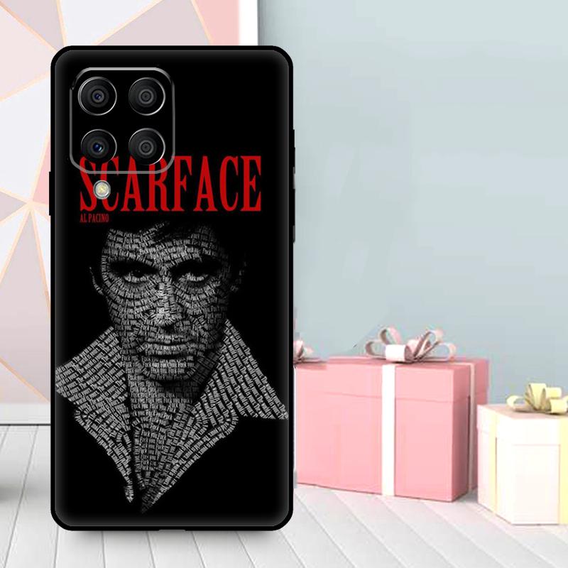 Scarface Tony Montana Film Case For Samsung Galaxy M56 M52 M32 M53 M16 M11 M21 M31 M35 M12 M13 M14 M15 M36 M55 M34 M54