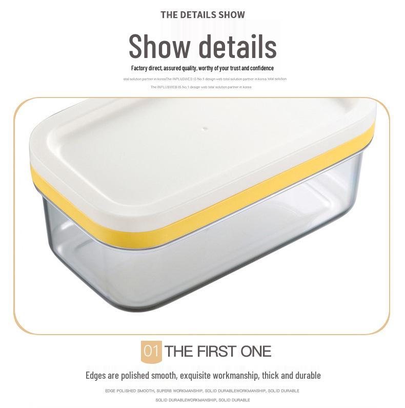 Rectangular Butter and Cheese Cutting Storage Box