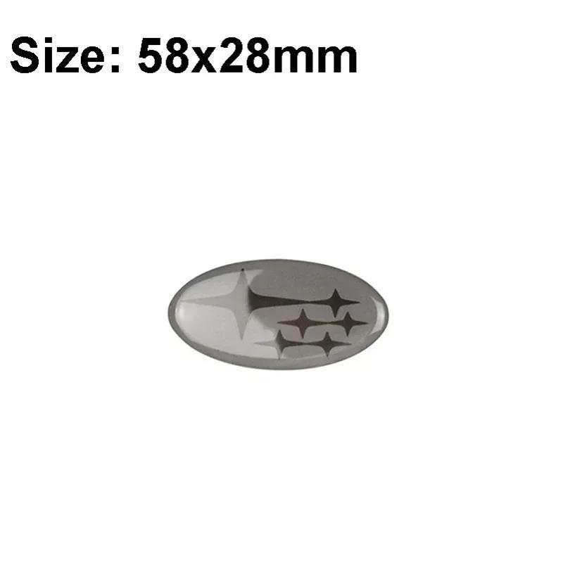 58x28mm Epoxy Car Steering Wheel Center Emblem Sticker for Subaru XV Forester Impreza Tribeca STI WRX BRZ Legacy Accessories ysi8