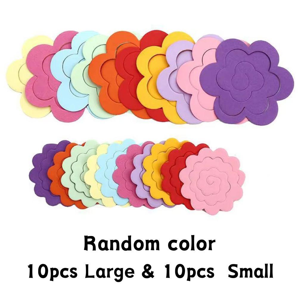

20/40pcs Rose Quilling Paper Multi-coloured Mother s Day Festival Card Gift Decoration School Handicraft Course Material YMY