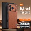 Luxury Tree Pattern Leather Skin Case For iPhone 17 Pro Max iPhone 16 15 14 13 Pro Max Hybrid TPU+PU Shockproof Matte Phone Cover Cases
