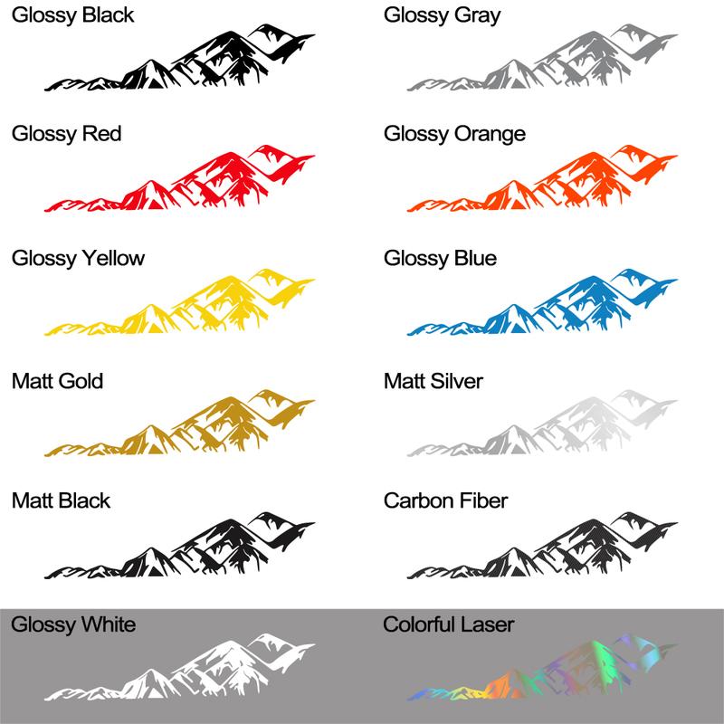 Auto Grafiken Berg Aufkleber für Volkswagen Amarok Toyota Hilux Dodge RAM Isuzu Dmax GWM Poer Nissan Navara Pickup Dekor Aufkleber