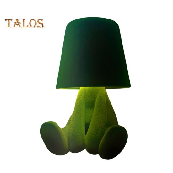 Shy Boy Table Lamp Little Man Shaped Lamp LED Desk Lamp Night Light Touch Control Plug-in Bedside Lamp for Bedroom Decor Valentine's Day Gift