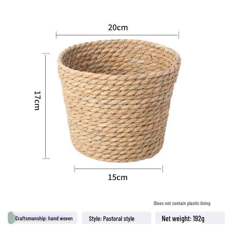 Chestnut Bear Hugging Straw Braided Flower Basket - Holiday Bestseller, Online Celebrity Favorite