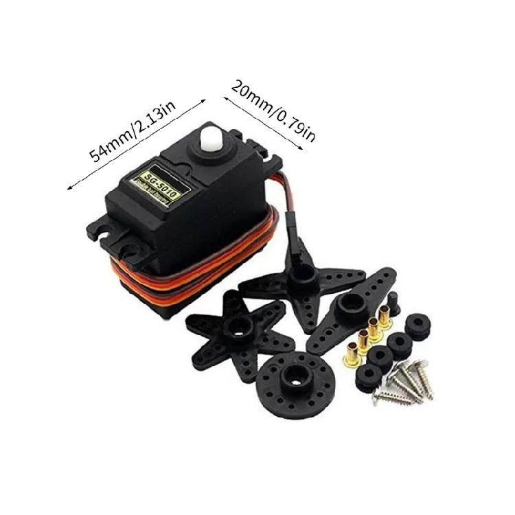 SG5010 Standard Servo For Aircraft Remote Control Aircraft Model Robot Steering Gear Remote Car Mechanical Swing Arm
