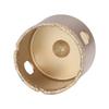   Hole Saw Carbon Steel Tile Holes Opener Drill Bit for Porcelain Glass Triangular Shank