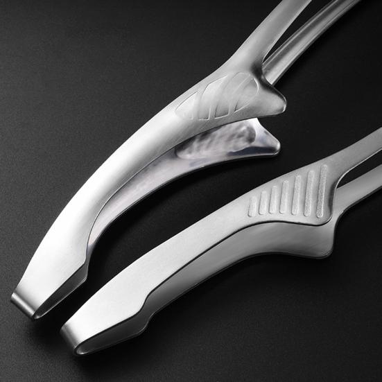 Food Tong Heat Resistant Food Grade Stainless Steel Kitchen Clip Cooking Supplies for Kitchen