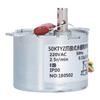 Gear Motor Low Speed Synchronous Electric Machinery Parts with Capacitor AC220V 6W 2.5r Min