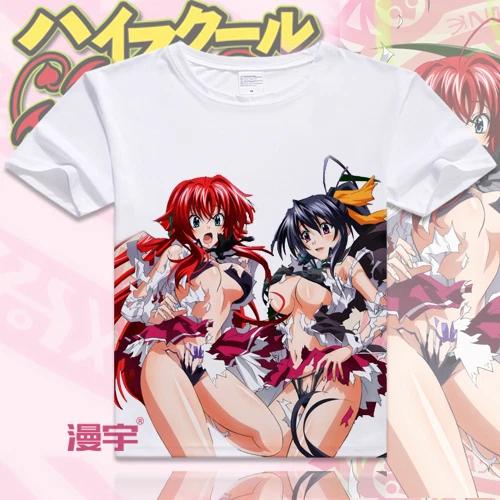 Косплей High School DxD Аниме Манга Футболка Костюмы Полиэстер S