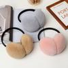 Women Warm Faux Rabbit Fur Earmuffs Plush Ski Ear Warmer Cover Earflap Winter