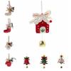 Creative Christmas Tree Pendant Felt Xmas Hanging Decorations Christmas Tree Ornaments  Home Decor