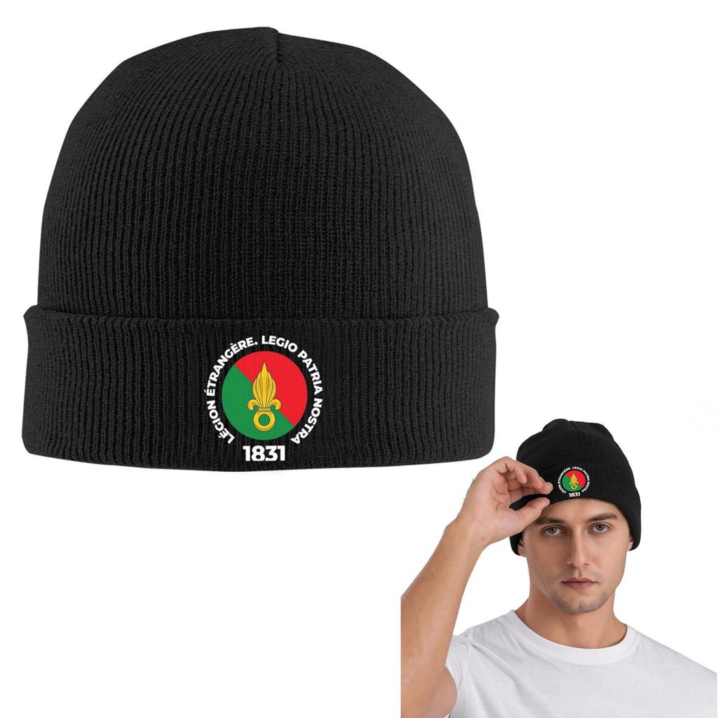 Legion Etrangere Foreign Warm Knitted Cap Fashion Bonnet Hat Autumn Winter Outdoor Beanies Hats for Unisex Adult