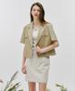 Ost Kaka Diago Casual Mini Skirt Ivory