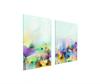 GLAS-SCHUTZPLATTE FÜR DIE KÜCHE 65x52 BLUMEN