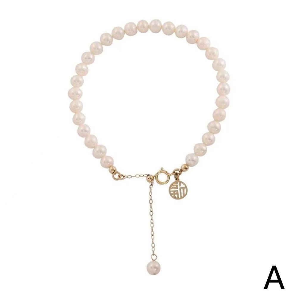 Vintage Imitation Pearl Bracelet For Women Elegant Simulated Pearl Women Bracelet Bangles Fashion Women New Year Jewelry Gifts