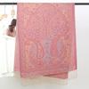 70*190cm Retro Women Jacquard Scarf Thick Tassel Soft Shawl Winter Warm Neck Wrap Pashmina Floral Muslim Hijab