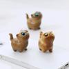 Sandelholz Katze Schreibtischfigur Kawaii Cartoon Holzgeschnitzte Figur Exquisite Niedliche Tierpuppe Spielzeug Schlafzimmer2025neu